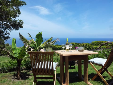Panoramic ocean views from Faial Cottage