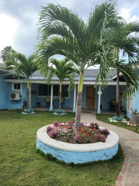 front of property 