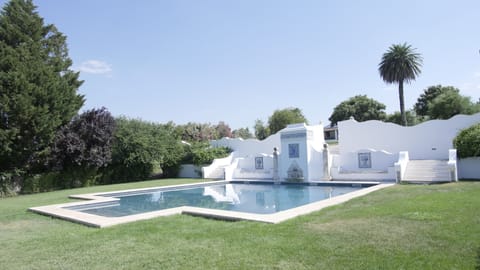 Swimming pool and garden