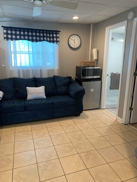 Downstairs unit living space