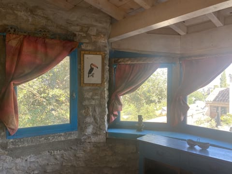 Windows of bedroom with Great views