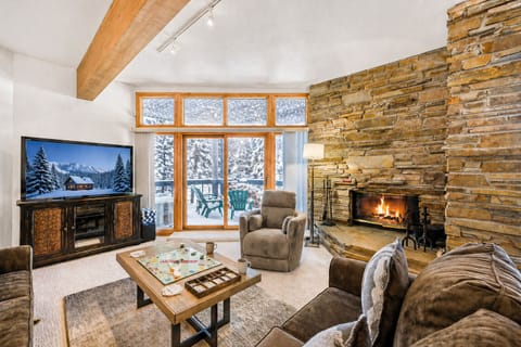 Cozy up next to the fire