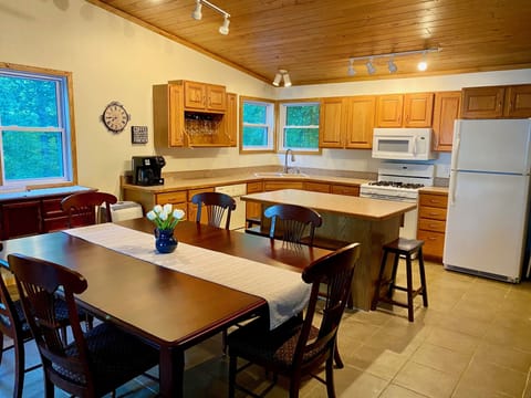 Fully stocked kitchen for making meals and memories with friends and family