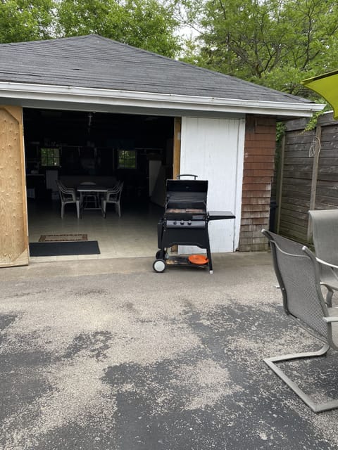 Backyard Sitting Area + Grill