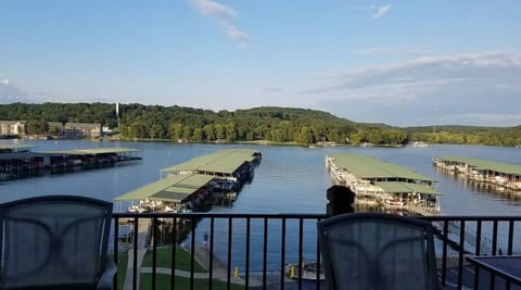 Great view of the lake from our deck.