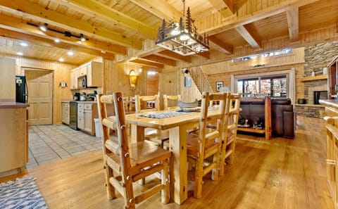 Dining table with seating for 6