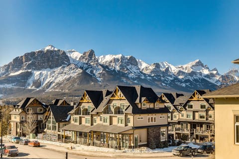 Excellent views of the Mt. Rundle mountain range from the private balcony.