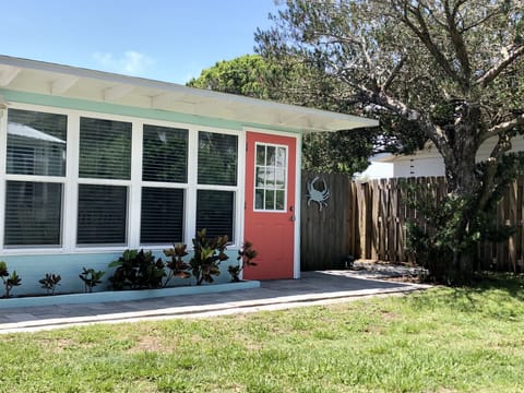 You and your pup will surely enjoy the yard. Private and entirely fenced in. 