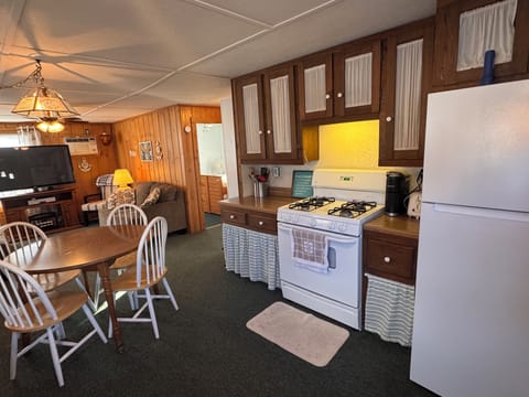 Kitchen is open to the living room