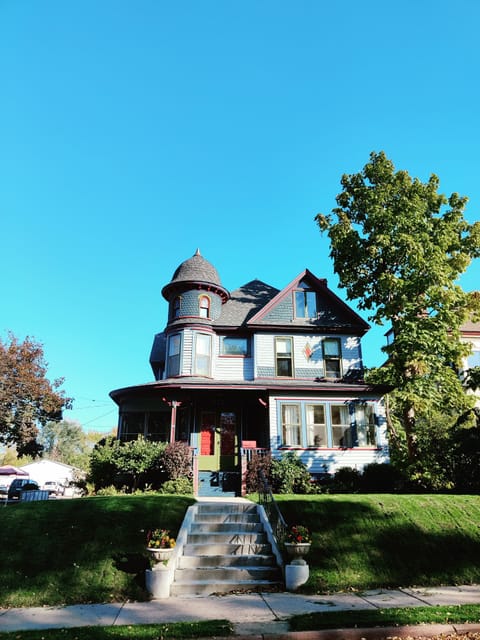 Rental area is on the third floor where the tower is located.
