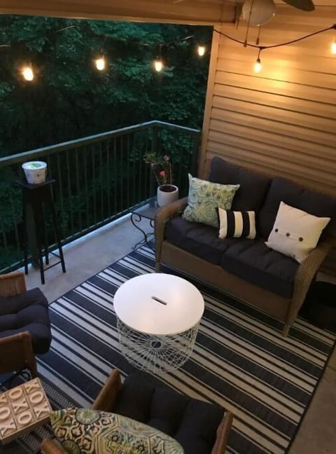 Patio in the evening 