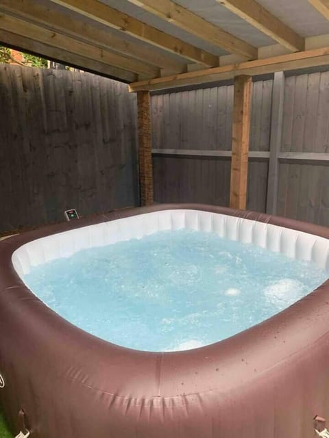 Hot Tub under cover