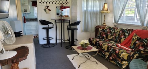 sofa sleeper, living/dining/43"smart TV