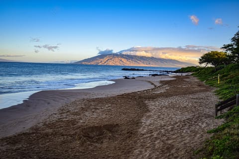 Kamaole Beach Park III is just a short walk through the gardens.