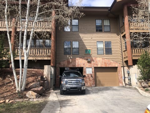 Parking in front of building
