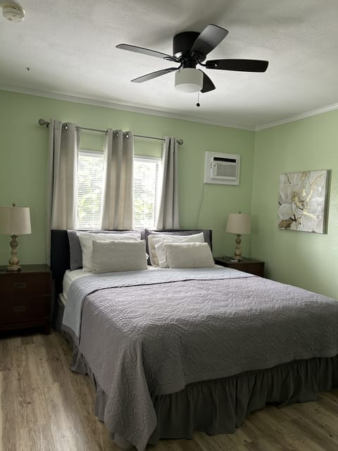 Bedroom with a king size bed (bed #1)