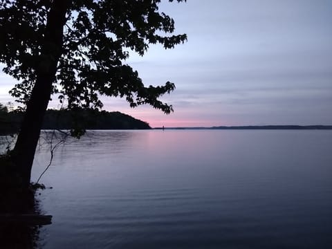 Evening on the shoreline
