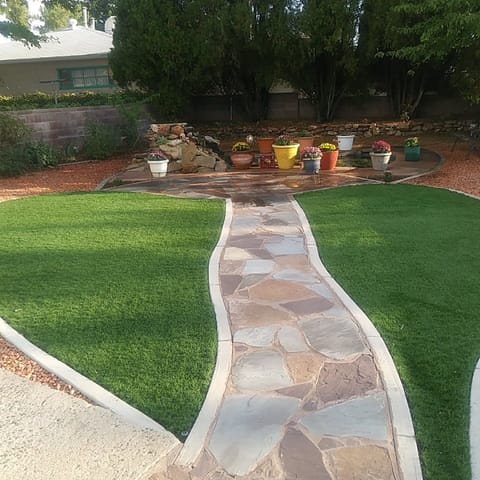 Comfortable private relaxing backyard with Koi pond and waterfall