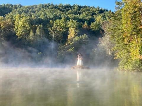 The property private lake and beautiful lighthouse. And…….priceless views. 🌌