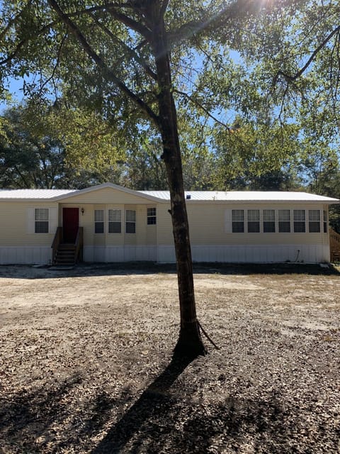 Entire home surrounded by beautiful woods where you often see deer etc.