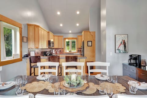 extra bar seating at breakfast bar