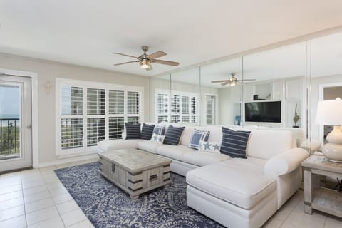 Views as far as the eye can see, in our living area. 