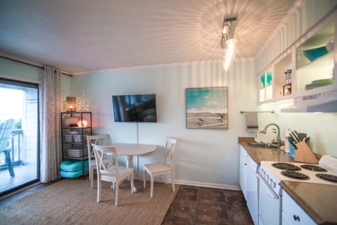 Kitchen and dining area