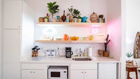Fully stocked kitchen