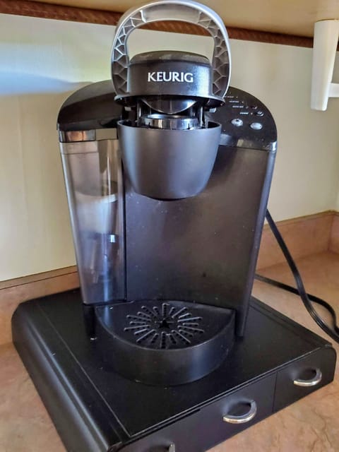 The Keurig morning coffee attendant