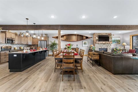 There is plenty of space to spread out and relax for everyone - most square footage of any 7 bedroom in the area!