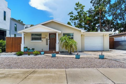 A front view of our perfectly located home