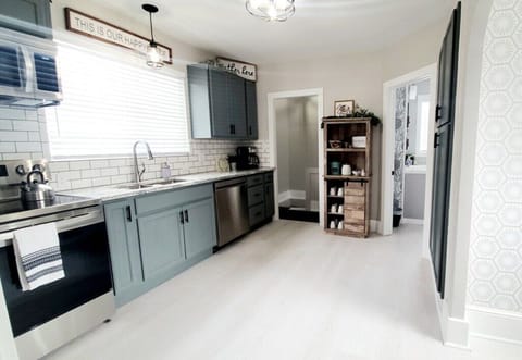 Fully stocked kitchen