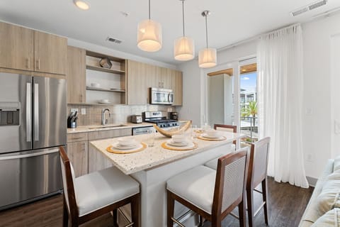 Spacious and Well Lit Kitchen