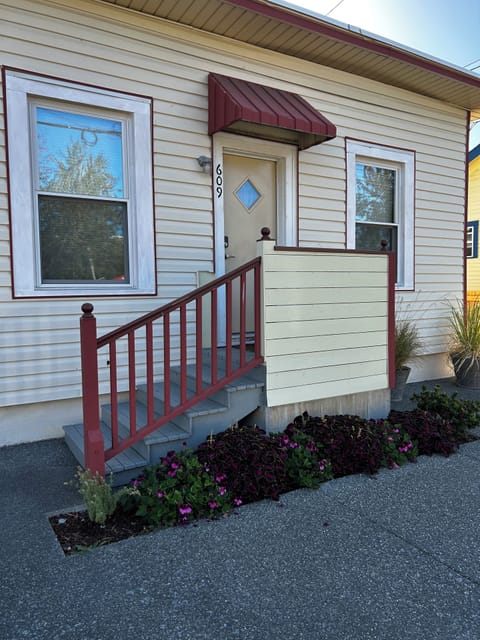Steps leading to the front door