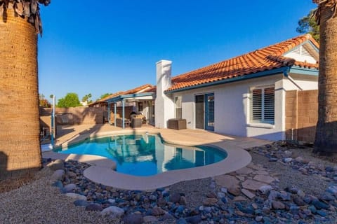 Private backyard pool