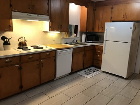 Fully stocked kitchen 