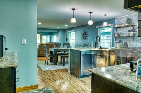 Off the entryway into the kitchen