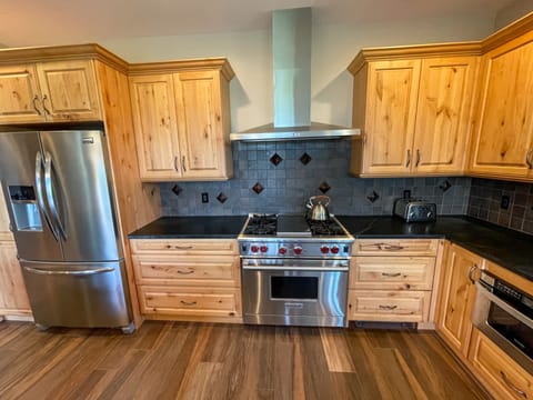 Kitchen with Wolf Gas Stove