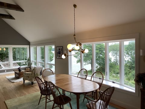 The dining room.