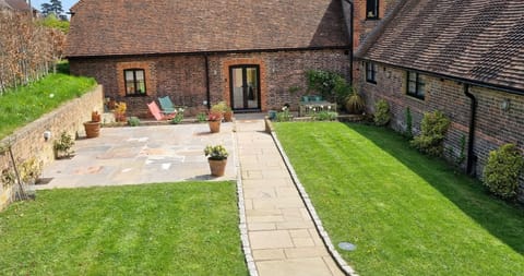 Secluded but sunny private garden, secure for pets and children