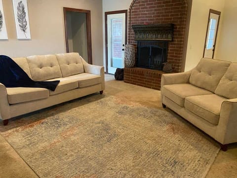 [Living Room] Light the fire and have some fun playing games!