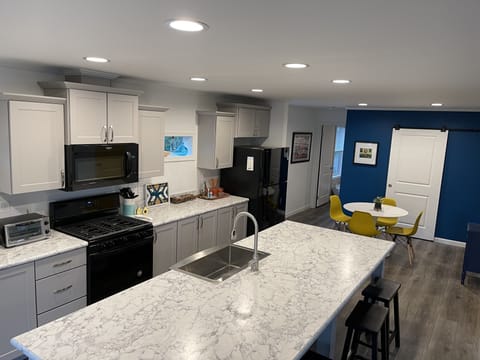 Kitchen and dining area