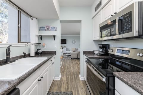 Kitchen looking toward living room