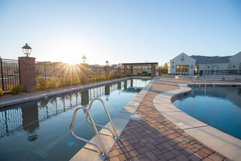 Heated swimming pools