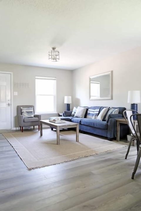 Inviting living room perfect for relaxing, playing games, and making memories together!