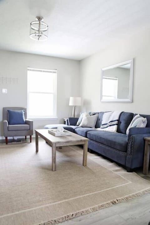 Inviting living room perfect for relaxing, playing games, and making memories together!