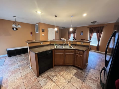 Kitchen octagon island 