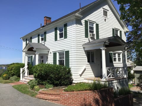 Front entrance and kitchen porch