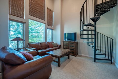 Second living room with sleeper sofa, smart TV