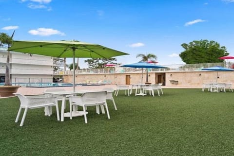 Outdoor seating area